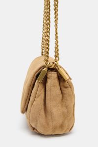 کیف دوشی زنانه چرمی جیر زارا – ZARA
