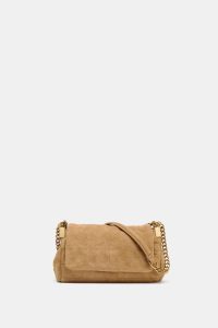 کیف دوشی زنانه چرمی جیر زارا – ZARA