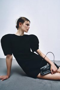 کیف دوشی زنانه چرمی درب‌دار زارا – ZARA