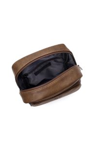 کیف دوشی مردانه قهوه‌ای دری مد