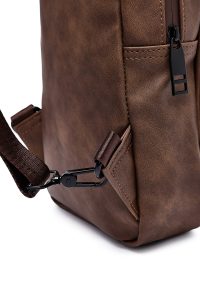 کیف دوشی مردانه قهوه‌ای دری مد