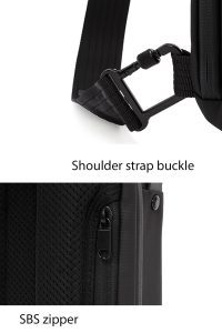 کیف دوشی پارچه ای مردانه خاکستری تکنولوژیک D-Pack دری مد