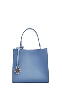 کیف زنانه آبی با جزئیات اکسسوری دری مد