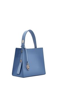 کیف زنانه آبی با جزئیات اکسسوری دری مد