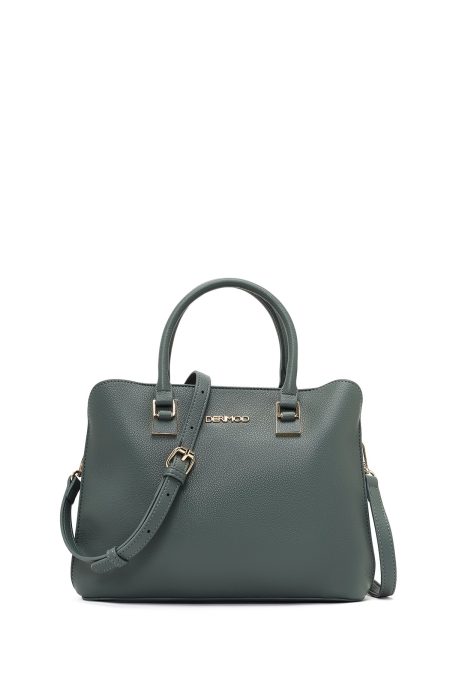 کیف زنانه آبی بلند بنددار دری مد