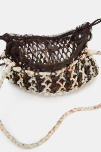کیف زنانه بافتنی بافت‌دار کوچک زارا – ZARA