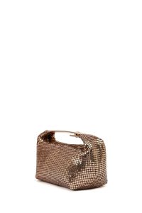 کیف زنانه برنزی مینی پولک‌دار دری مد