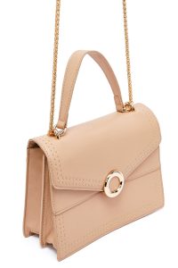 کیف زنانه بژ بلند کلاسیک دری مد