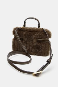 کیف زنانه خز مصنوعی سخت زارا – ZARA