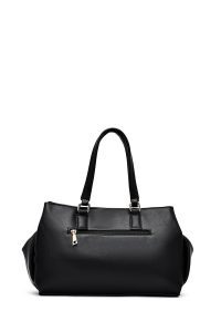 کیف زنانه دستی مشکی بند بلند دری مد