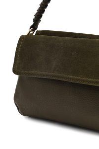 کیف زنانه سبز زیتونی بلند سوئیت دری مد