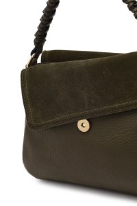 کیف زنانه سبز زیتونی بلند سوئیت دری مد