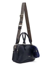 کیف زنانه سرمه‌ای بلند با اکسسوری دری مد