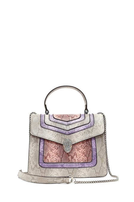 کیف زنانه صورتی بلند دری مد