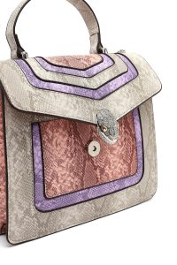 کیف زنانه صورتی بلند دری مد