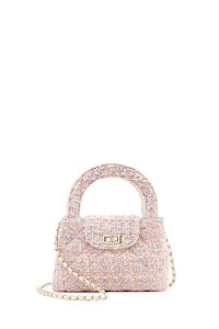 کیف زنانه صورتی بلند مینی دری مد