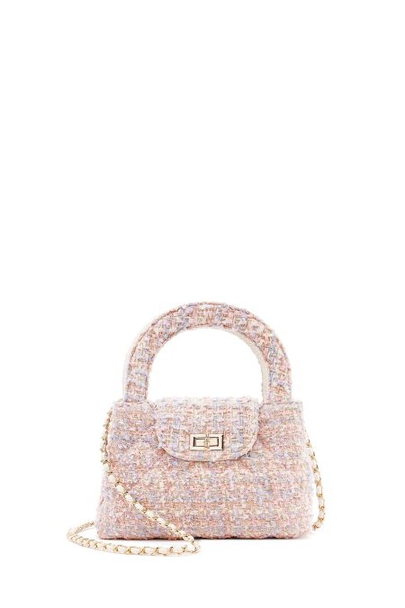 کیف زنانه صورتی بلند مینی دری مد