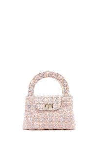 کیف زنانه صورتی بلند مینی دری مد