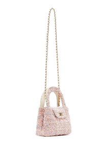 کیف زنانه صورتی بلند مینی دری مد