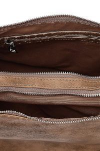 کیف زنانه طوسی بلند بنددار دری مد