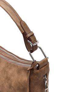 کیف زنانه طوسی بلند بنددار دری مد