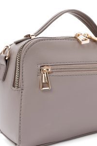 کیف زنانه طوسی بلند طرح‌دار دری مد