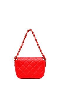 کیف زنانه قرمز بلند لحافی دری مد