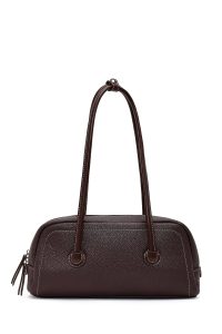 کیف زنانه قهوه‌ای با اکسسوری دری مد