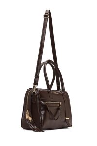 کیف زنانه قهوه‌ای بلند دری مد