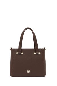 کیف زنانه قهوه‌ای بلند دری مد