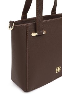 کیف زنانه قهوه‌ای بلند دری مد