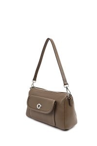 کیف زنانه قهوه‌ای بلند دری مد