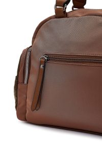 کیف زنانه قهوه‌ای بلند دری مد