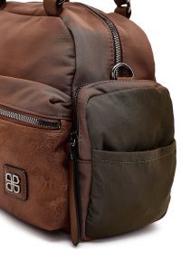 کیف زنانه قهوه‌ای بلند دری مد