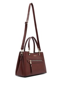 کیف زنانه قهوه‌ای بلند کلاسیک دری مد