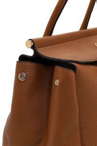 کیف زنانه قهوه‌ای بلند کلاسیک دری مد