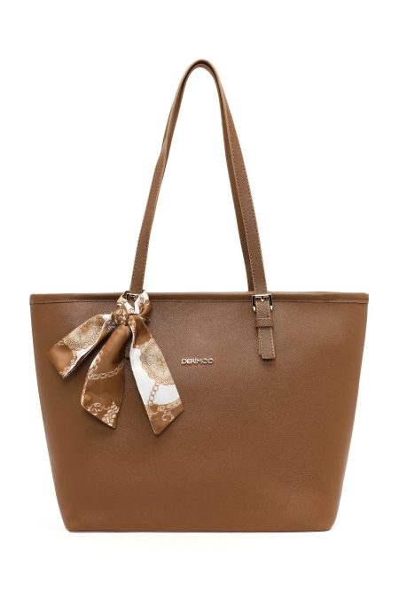 کیف زنانه قهوه‌ای دری مد