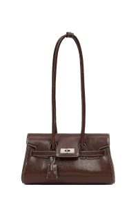 کیف زنانه قهوه‌ای دری مد