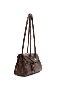 کیف زنانه قهوه‌ای دری مد