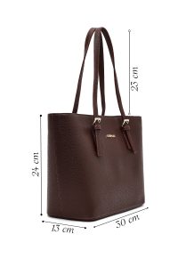 کیف زنانه قهوه‌ای کلاسیک دری مد