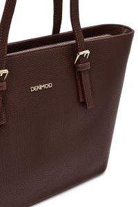 کیف زنانه قهوه‌ای کلاسیک دری مد