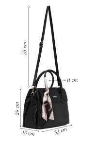 کیف زنانه مشکی بلند اکسسوری دری مد