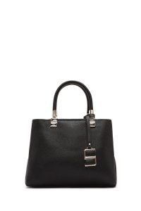 کیف زنانه مشکی بلند با جزئیات اکسسوری دری مد