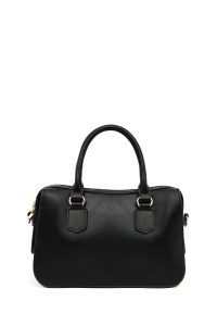 کیف زنانه مشکی بلند با جزئیات بافت دری مد