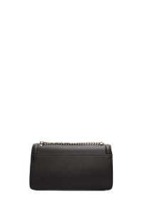 کیف زنانه مشکی بلند بند زنجیری دری مد