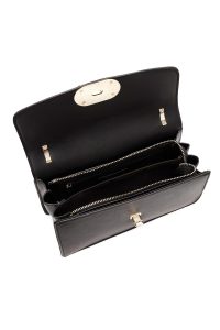 کیف زنانه مشکی بلند بند زنجیری دری مد