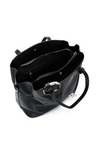 کیف زنانه مشکی بلند بنددار دری مد