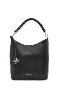 کیف زنانه مشکی بلند بنددار دری مد