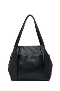 کیف زنانه مشکی بلند بنددار دری مد