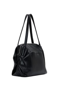 کیف زنانه مشکی بلند بنددار دری مد